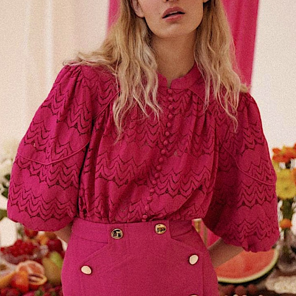 ACLER “Stapleton” puff sleeve top